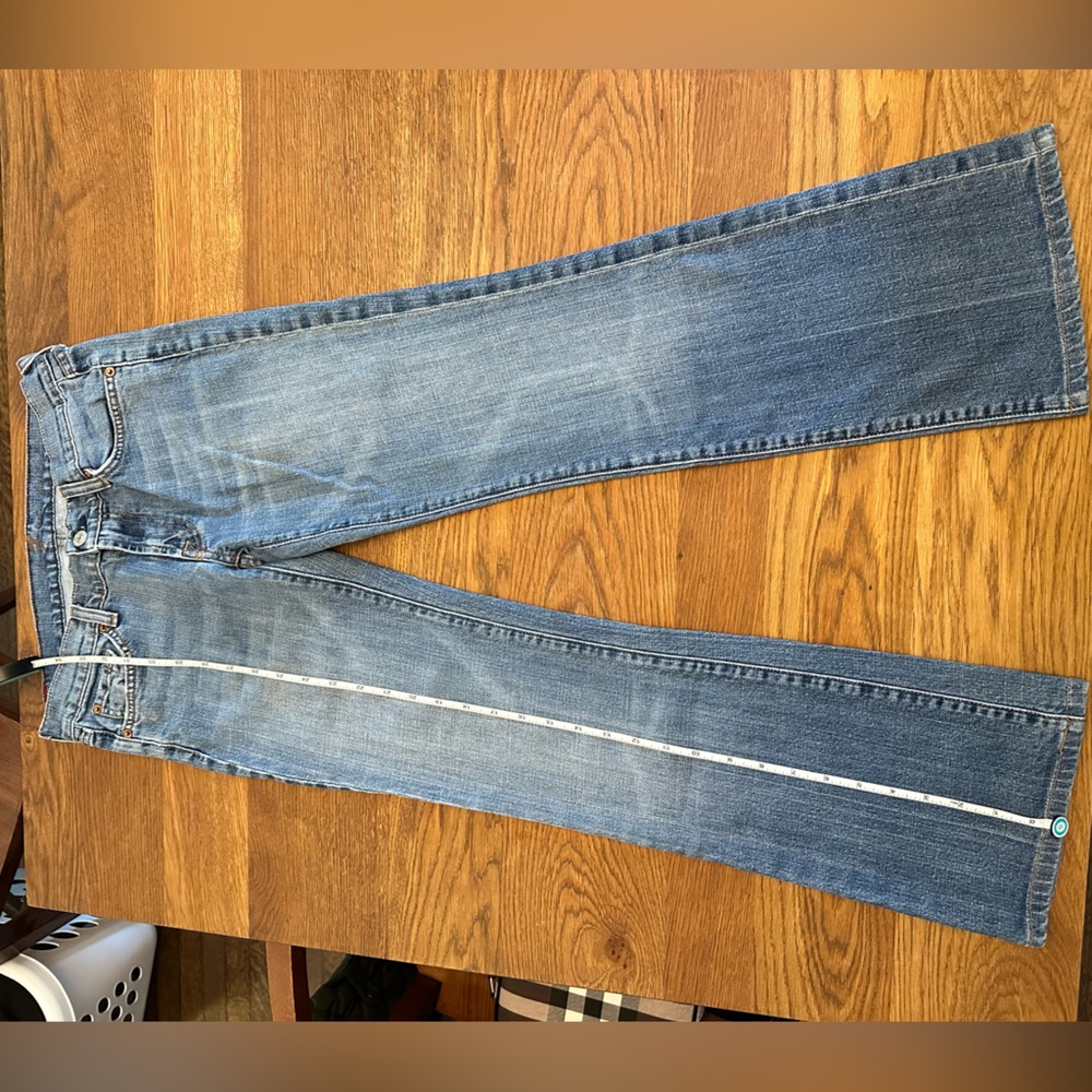 Seven For All Mankind, demi boot, medium wash. Size 28. Seems to run small.